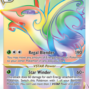 SWSH Silver Tempest 196/195 Serperior VSTAR (Rainbow Rare)