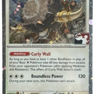 SV Stellar Crown 119/142 Bouffalant (Prize Pack League Promo Cosmo Holo)