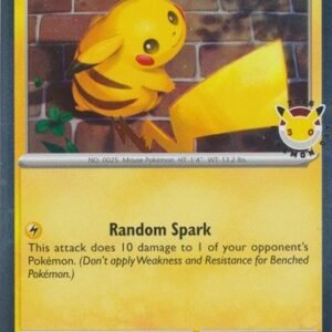 SV Temporal Forces 051/162 Pikachu (Cosmo Holo Pokemon Day Stamp)