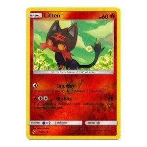 SM Unbroken Bonds 027/214 Litten (Reverse Holo)