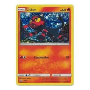 Sun & Moon Promo SM002 Litten (Sequin Holo Promo)