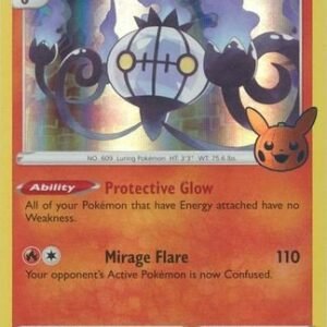 Rebel Clash 033/192 Chandelure (Pikachu Pumpkin Holo Stamp)