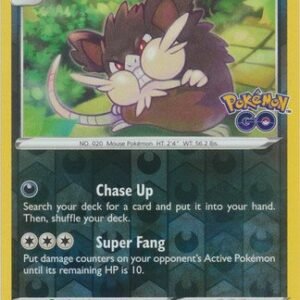Pokemon GO 042/078 Alolan Raticate (Reverse Holo)