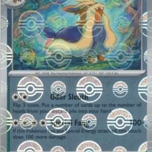 SV White Flare 076/086 Stoutland (POKE BALL Reverse Holo)
