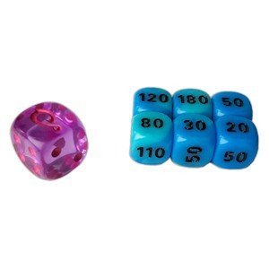 SWSH Evolving Skies: Purple (Translucent) & Blue (Small) Dice