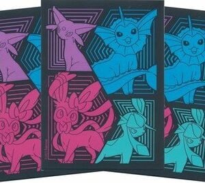 SWSH Evolving Skies Sylveon, Espeon, Glaceon, Vaporeon Sleeves (65)