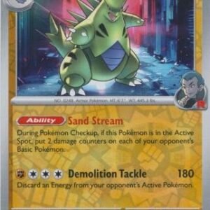 SV Destined Rivals 096/182 Team Rocket's Tyranitar (Reverse Holo)