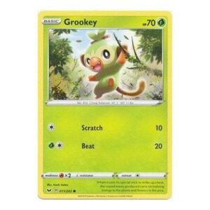 Sword & Shield (Base) 011/202 Grookey (Non-Holo)