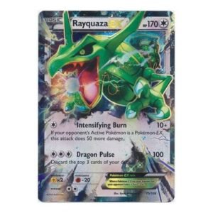 XY Roaring Skies 75/108 Rayquaza EX (Half Art)