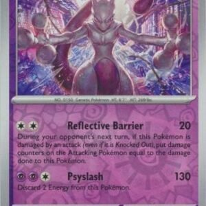 Scarlet & Violet 151 150/165 Mewtwo (Reverse Holo)