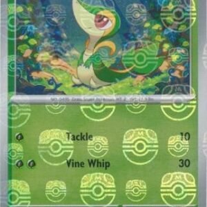SV Black Bolt 001/086 Snivy (MASTER BALL Reverse Holo)