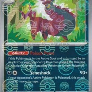 SV Black Bolt 056/086 Scolipede (POKE BALL Reverse Holo)