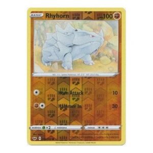 Sword & Shield (Base) 096/202 Rhyhorn (Reverse Holo)