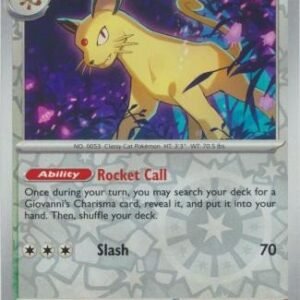 Scarlet & Violet 151 053/165 Persian (Reverse Holo)