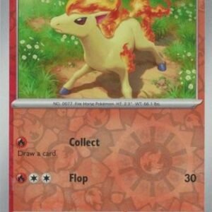 Scarlet & Violet 151 077/165 Ponyta (Reverse Holo)