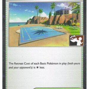 Scarlet & Violet (Base Set) 167/198 Beach Court (Prize Pack League Promo Cosmo Holo)