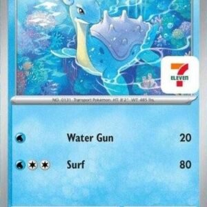 SV Stellar Crown 031/142 Lapras (7-Eleven Stamp)