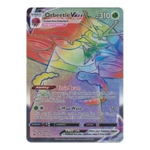 Vivid Voltage 186/185 Orbeetle VMAX (Rainbow Rare)