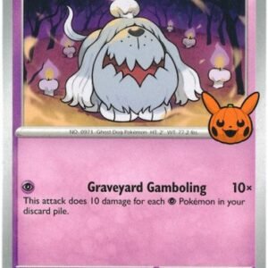 SV Paldean Fates 042/091 Greavard (Pikachu Pumpkin Stamp)