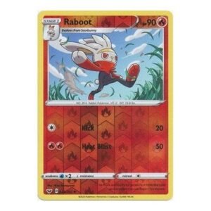Sword & Shield (Base) 033/202 Raboot (Reverse Holo)
