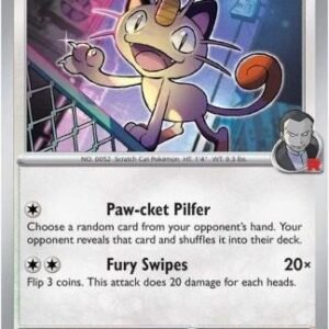 SV Destined Rivals 149/182 Team Rocket’s Meowth (Non-Holo)