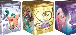 Pokemon Stacking Tin - Bundle of 3 (Dragon, Psychic, Metal)