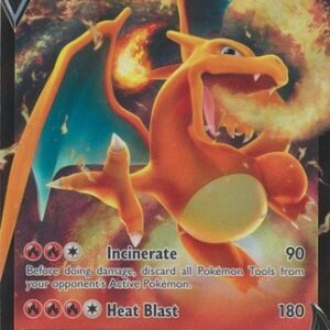 Brilliant Stars 017/172 Charizard V (Half Art)