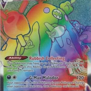 Evolving Skies 216/203 Garbodor VMAX (Rainbow Rare)