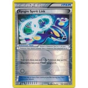 XY Primal Clash 132/160 Kyogre Spirit Link (Reverse Holo)