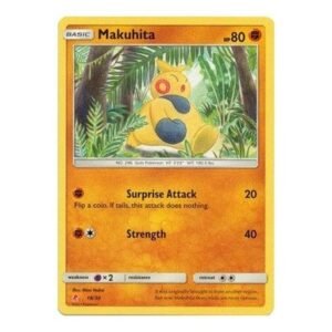 Trainer Kit: Lycanroc Deck 18/30 Makuhita