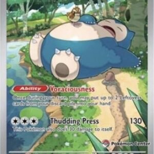 Scarlet & Violet Promo SVP051 Snorlax (Pokemon Center Stamp)