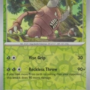 Scarlet & Violet 151 127/165 Pinsir (Reverse Holo)