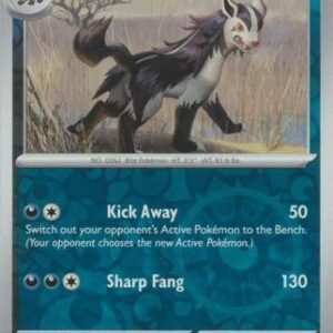 SV Temporal Forces 106/162 Mightyena (Reverse Holo)