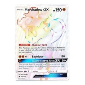 SM Burning Shadows 156/147 Marshadow GX (Rainbow Rare)