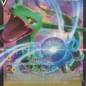 Crown Zenith 100/159 Rayquaza V (Half Art)