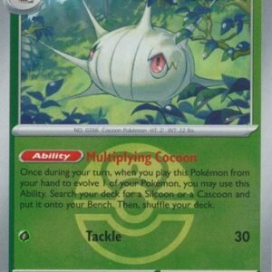 ME Ascended Heroes 012/217 Silcoon (Reverse Holo BALL SYMBOL)