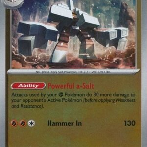 Mega Evolution 084/132 Garganacl (Reverse Holo)