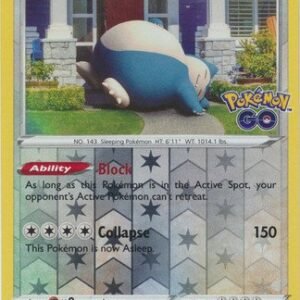 Pokemon GO 055/078 Snorlax (Reverse Holo)