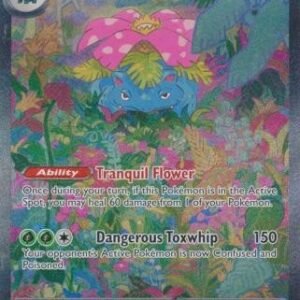 Scarlet & Violet 151 198/165 Venusaur ex (Alternative Art, Full Art)