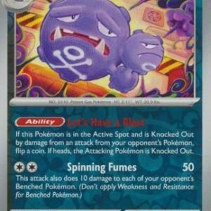 Scarlet & Violet 151 110/165 Weezing (Reverse Holo)
