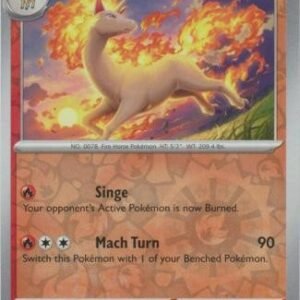 Scarlet & Violet 151 078/165 Rapidash (Reverse Holo)