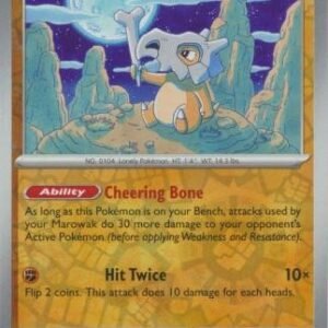 Scarlet & Violet 151 104/165 Cubone (Reverse Holo)