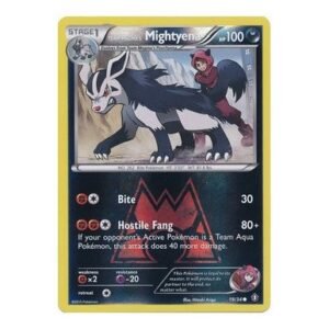 XY Double Crisis 19/34 Team Magma's Mightyena (Reverse Holo)