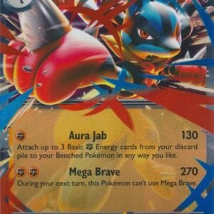 ME Ascended Heroes 113/217 Mega Lucario ex (Half Art)