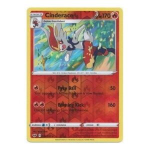 Sword & Shield (Base) 035/202 Cinderace (Reverse Holo)