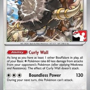 SV Stellar Crown 119/142 Bouffalant (Prize Pack League Promo Non-Holo)