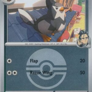 ME Ascended Heroes 169/217 Larry's Staravia (Reverse Holo BALL SYMBOL)