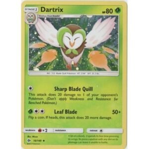 Sun and Moon (Base Set) 10/149 Dartrix (Cosmo Holo)