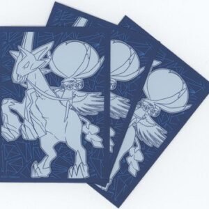 SWSH Chilling Reign Ice Rider Calyrex Sleeves (65) (Blue)