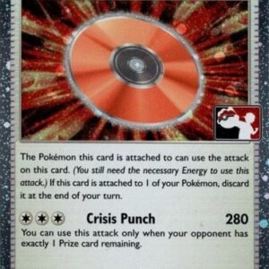 SV Paldean Fates 090/091 Technical Machine: Crisis Punch (Prize Pack League Promo Cosmo Holo)